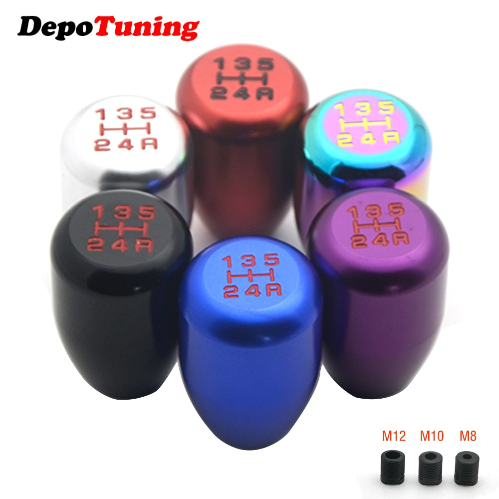 5 Speed Car Auto Gear Shift Knob For Manual Transmission Aluminum Alloy Automatic Shift Knob Shift Lever - KiwisLove