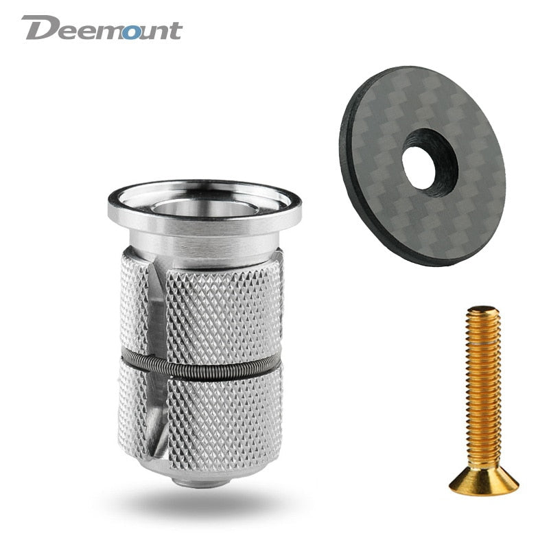 Deemount Bicycle Front Fork Mount Nuts MTB Fastening Expansion Bolts for 1 1/8" 28.6mm Steerer Threadless Fork - KiwisLove