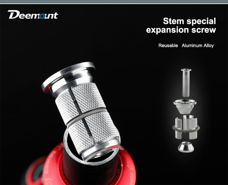 Deemount Bicycle Front Fork Mount Nuts MTB Fastening Expansion Bolts for 1 1/8" 28.6mm Steerer Threadless Fork - KiwisLove