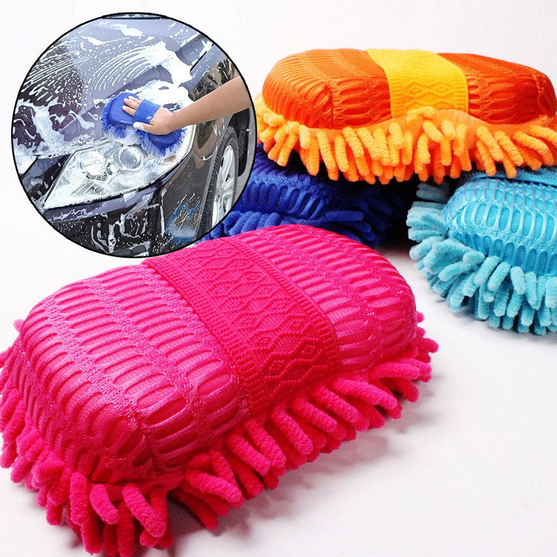 Car wash gloves car cleaning sponge Car Window Cleaning Ultrafine Fiber - KiwisLove