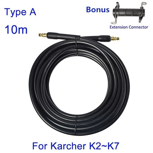 Quick Connect With Car Washer Extension Hose Gun work for Karcher K-series High Pressure Washer Hose - KiwisLove