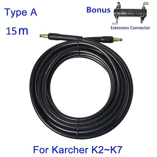 Quick Connect With Car Washer Extension Hose Gun work for Karcher K-series High Pressure Washer Hose - KiwisLove