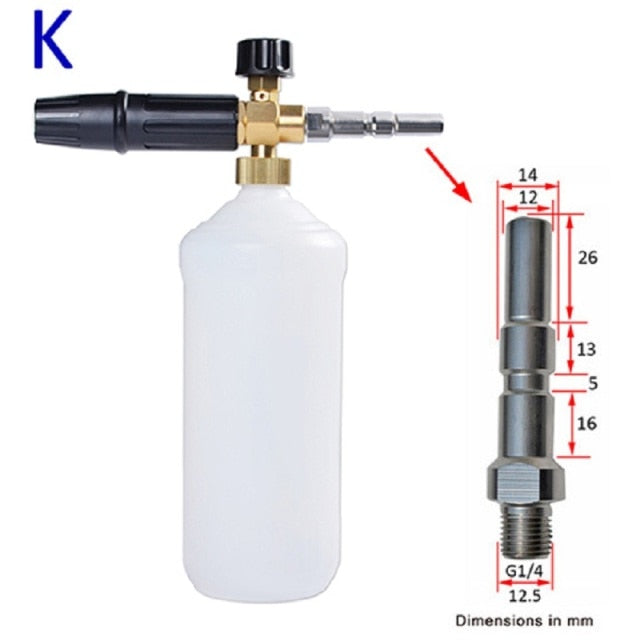 Car Wash Foam Gun Nozzle foam cannon foam generator Karcher Kranzle Interskol Elitech Huter Gerni Stihl High Pressure Washer - KiwisLove
