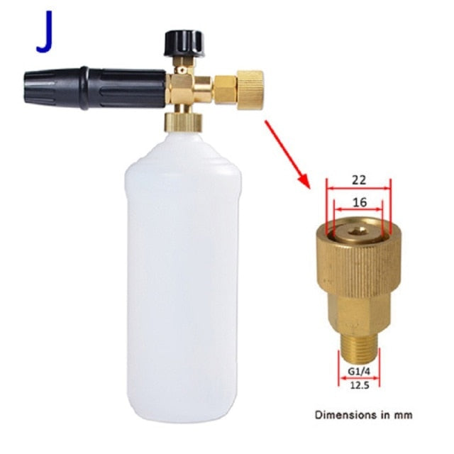 Car Wash Foam Gun Nozzle foam cannon foam generator Karcher Kranzle Interskol Elitech Huter Gerni Stihl High Pressure Washer - KiwisLove