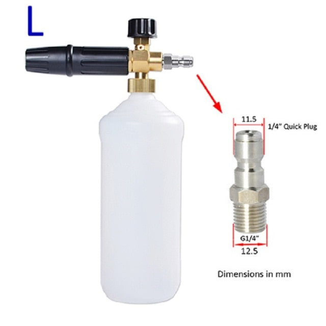 Car Wash Foam Gun Nozzle foam cannon foam generator Karcher Kranzle Interskol Elitech Huter Gerni Stihl High Pressure Washer - KiwisLove