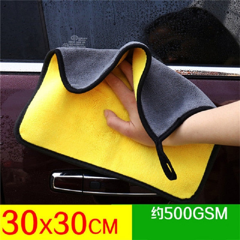 Microfiber Auto Wash Towel Car Cleaning Drying Cloth - KiwisLove