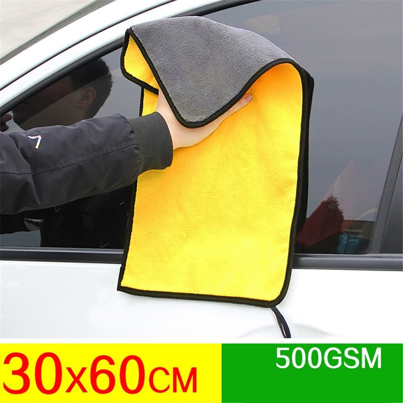 Microfiber Auto Wash Towel Car Cleaning Drying Cloth - KiwisLove