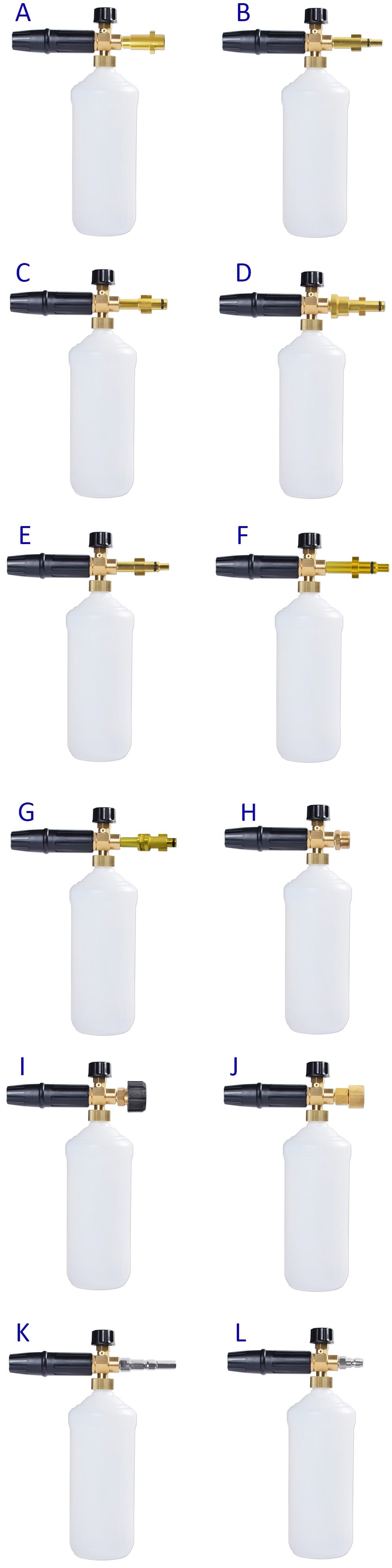 Car Wash Foam Gun Nozzle foam cannon foam generator Karcher Kranzle Interskol Elitech Huter Gerni Stihl High Pressure Washer - KiwisLove