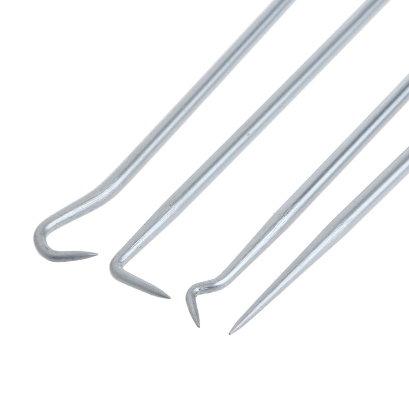 4Pcs Durable Car Hook Oil Seal O-Ring Seal Remover Pick Set Tools Car Hook Craft Hand Tools Remover Pick Set - KiwisLove