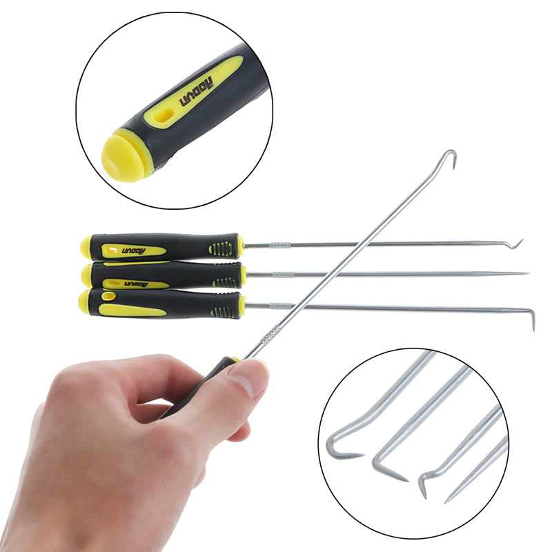 4Pcs Durable Car Hook Oil Seal O-Ring Seal Remover Pick Set Tools Car Hook Craft Hand Tools Remover Pick Set - KiwisLove