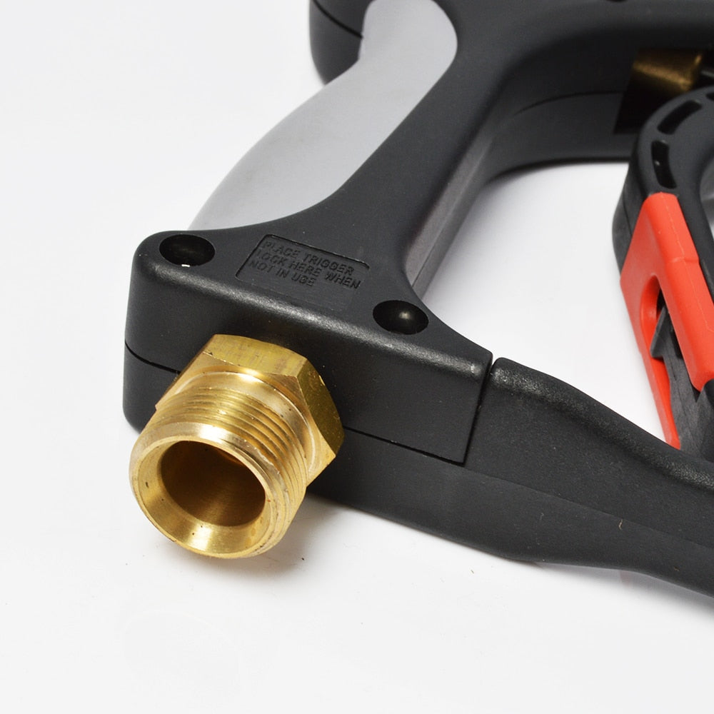 High pressure water spray gun  280bar 4000psi M22 male + G1/4 female - KiwisLove