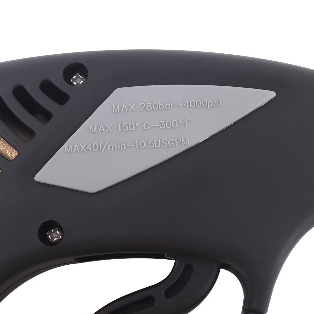 High pressure water spray gun  280bar 4000psi M22 male + G1/4 female - KiwisLove