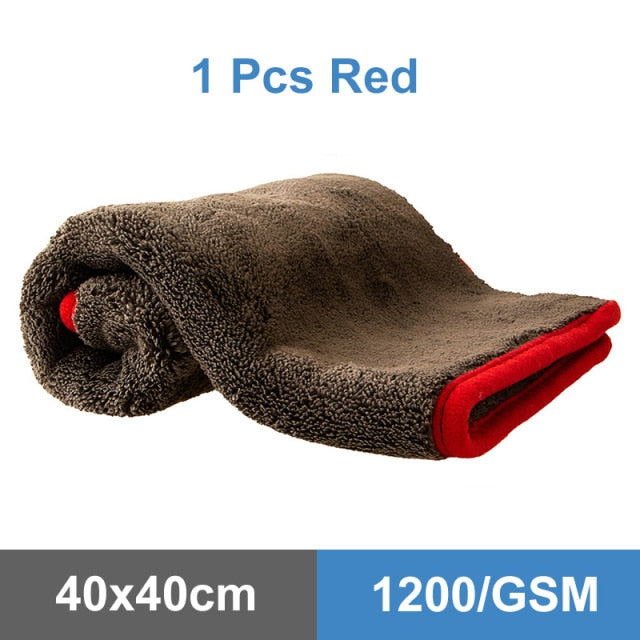 Car Cleaning Towel 1200GSM Car Detailing  Microfiber Drying - KiwisLove