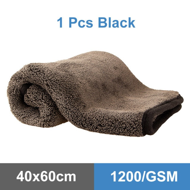 Car Cleaning Towel 1200GSM Car Detailing  Microfiber Drying - KiwisLove
