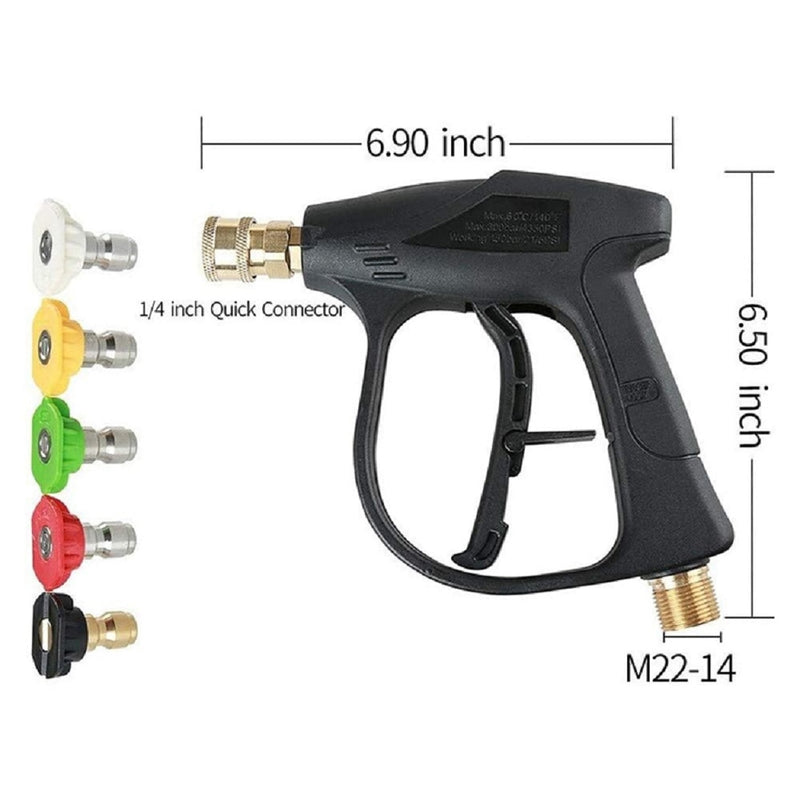 14MM M22 Socket 1/4" Auto Quick Release Snow Foam Gun Car Washer - KiwisLove