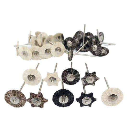 10Pcs 2.35mm Dental Laboratory Polishing Prophy Brush Wheel Rotary - KiwisLove
