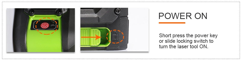 Huepar  901CR 5 Lines 3D Cross Line Laser Level Red Beam Vertical Horizontal Lasers - KiwisLove