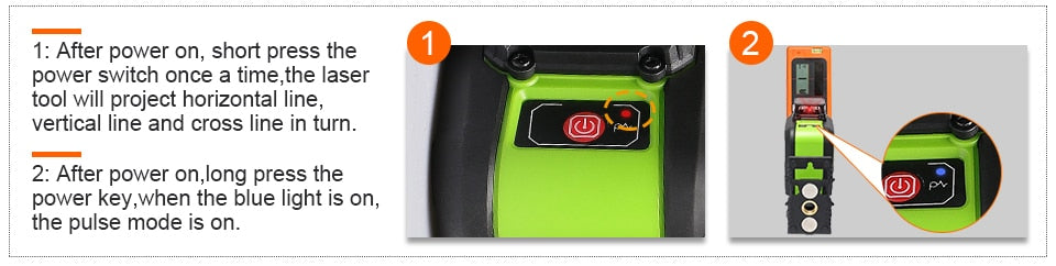 Huepar  901CR 5 Lines 3D Cross Line Laser Level Red Beam Vertical Horizontal Lasers - KiwisLove