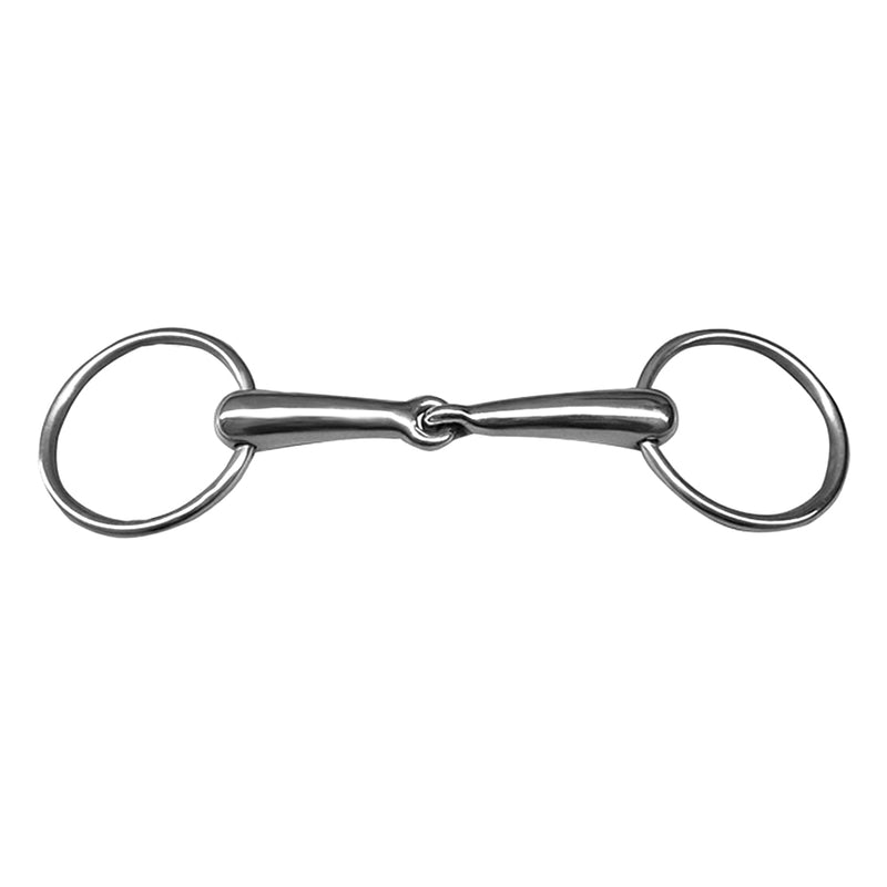 Mini Equipment Snaffle Bit Hollowed Horse Loose Ring Curved Mouth Accessories Polished Durable Stainless Steel Portable - KiwisLove