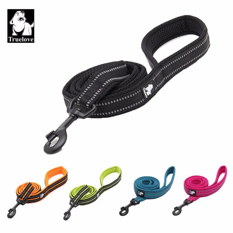 Truelove Soft Dog Pet Leash in Harness and Collar Reflective Nylon Mesh TLL2112 - KiwisLove