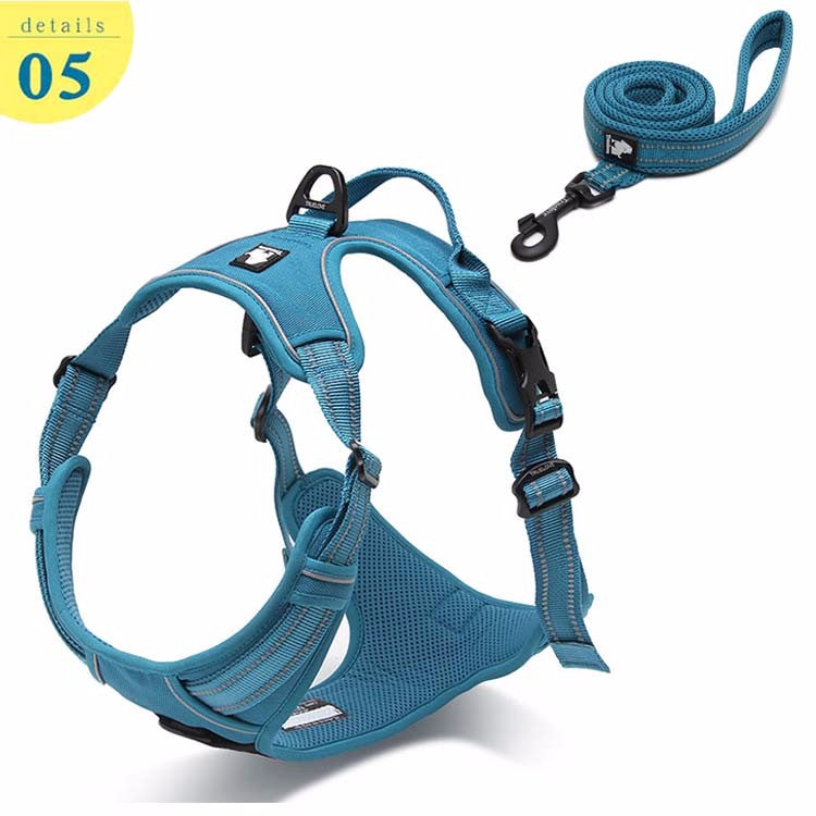 Truelove Soft Dog Pet Leash in Harness and Collar Reflective Nylon Mesh TLL2112 - KiwisLove