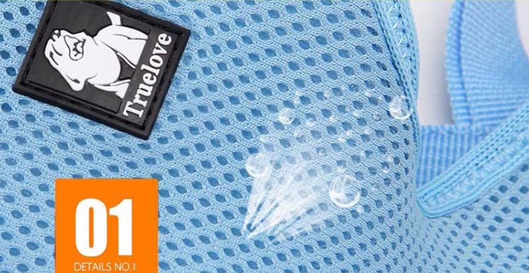 Truelove Puppy Cat Dog Harness Breathable Mesh Nylon Soft Walk Vest Collar - KiwisLove