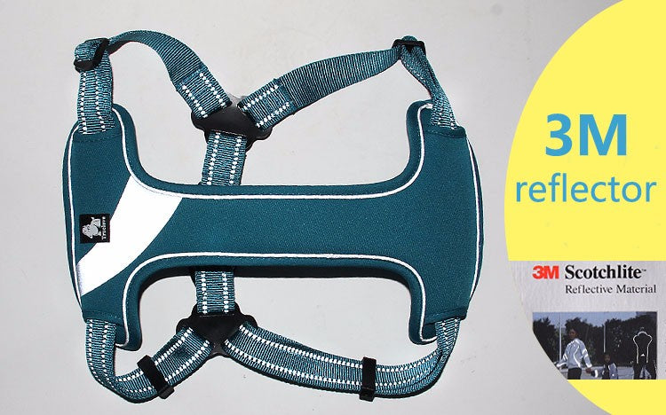 Truelove Adjustable Easy on Dog harness  3M Reflective  Halter Protective Nylon - KiwisLove