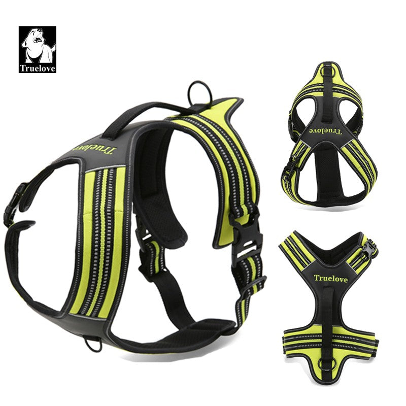 Truelove Sport Nylon Reflective No Pull Dog Harness  Pet Vest with Handle - KiwisLove