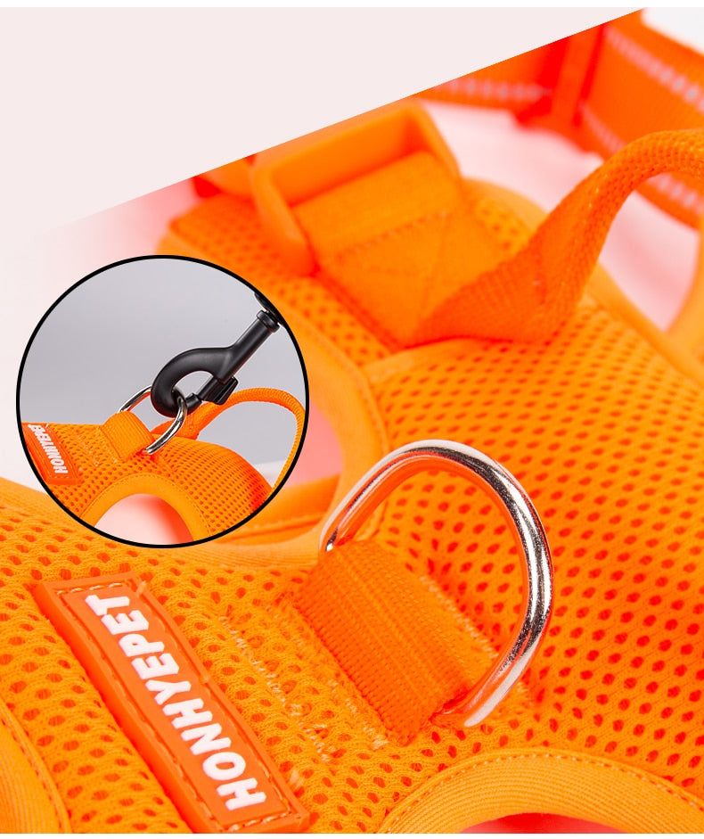 TRUELOVE Dog Harness Nylon Reflective Comfortable and Breathable Explosion-proof Small Medium Large Outdoor Camping HP5652 - KiwisLove