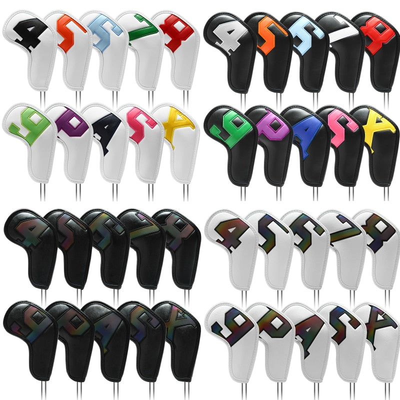 Gradients Number Golf Iron Head Covers Iron Headovers Wedges Covers - KiwisLove