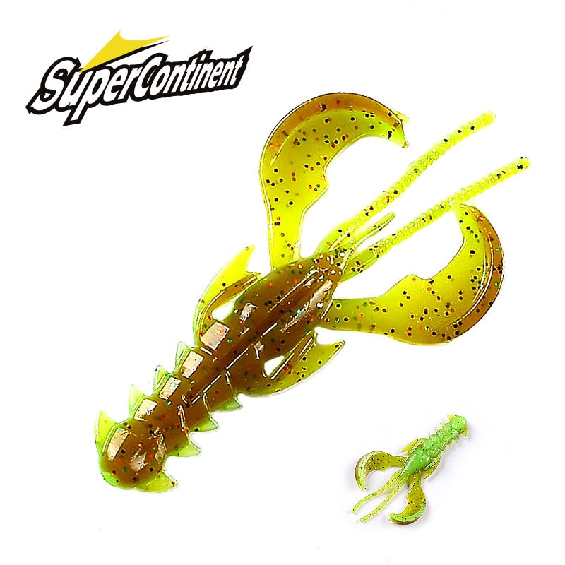 Crazy Lures  Soft Lure Fishing Lures shrimp Lobster Soft Plastic Lure - KiwisLove