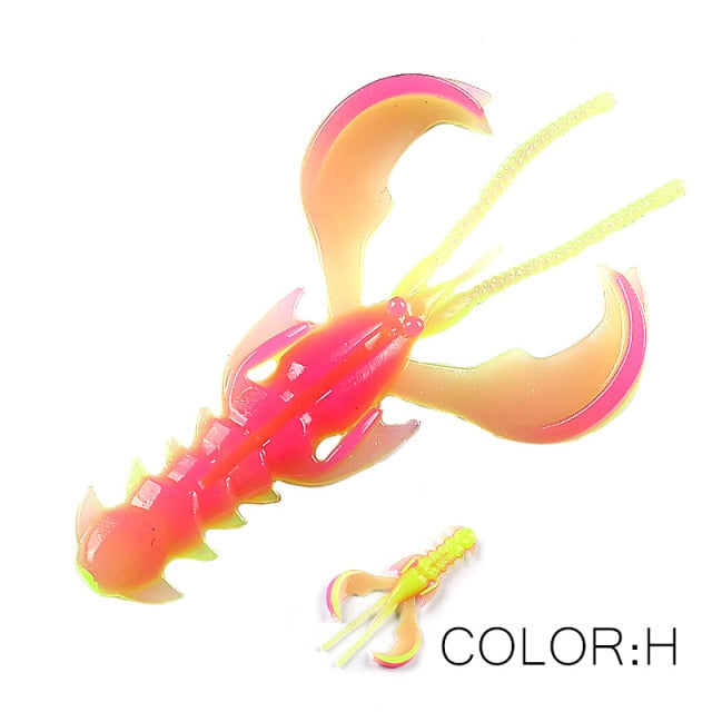 Crazy Lures  Soft Lure Fishing Lures shrimp Lobster Soft Plastic Lure - KiwisLove