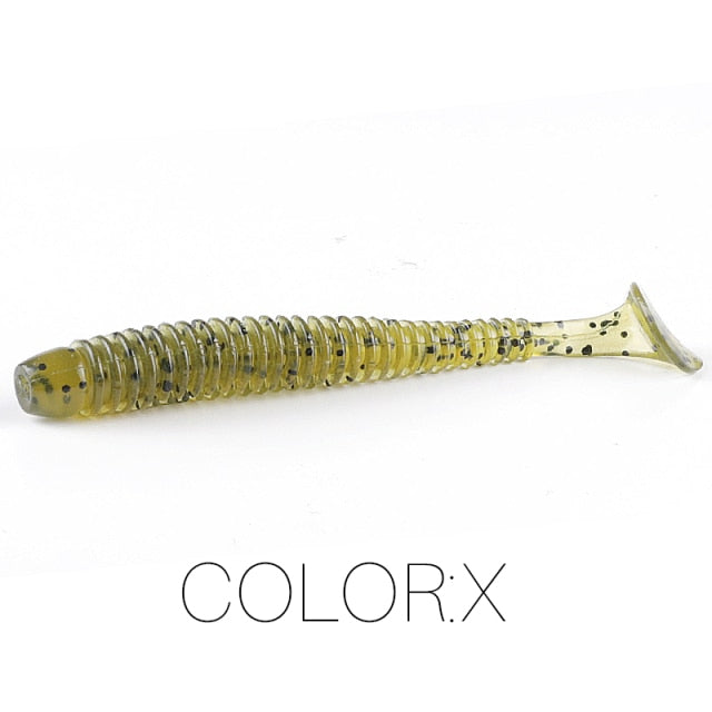 swing Impact Ring Shad Fishing Lure   Artificial Pesca Leurre Souple  Lures - KiwisLove