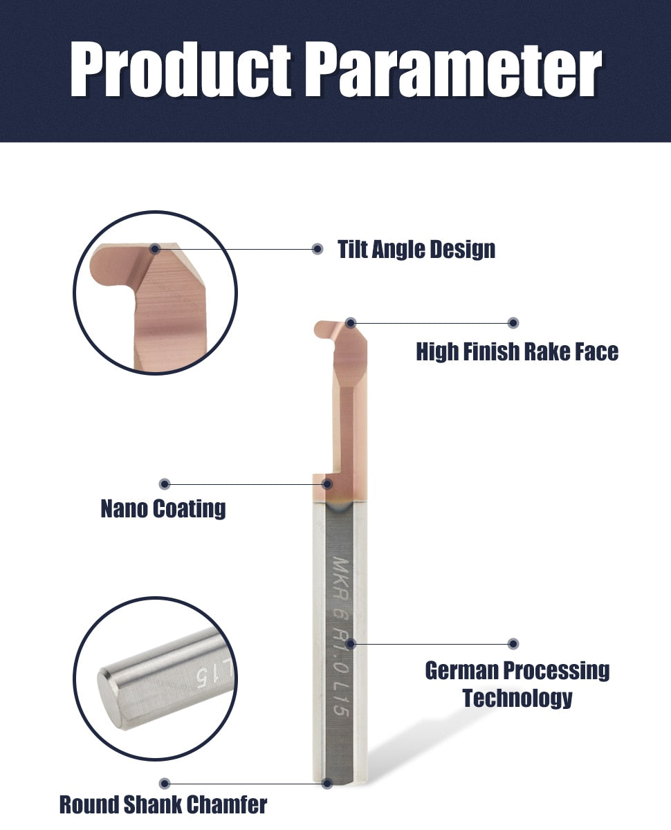 Boring Tool Lathe Slot Milling Cutter Small Hole Grooving Bar - KiwisLove