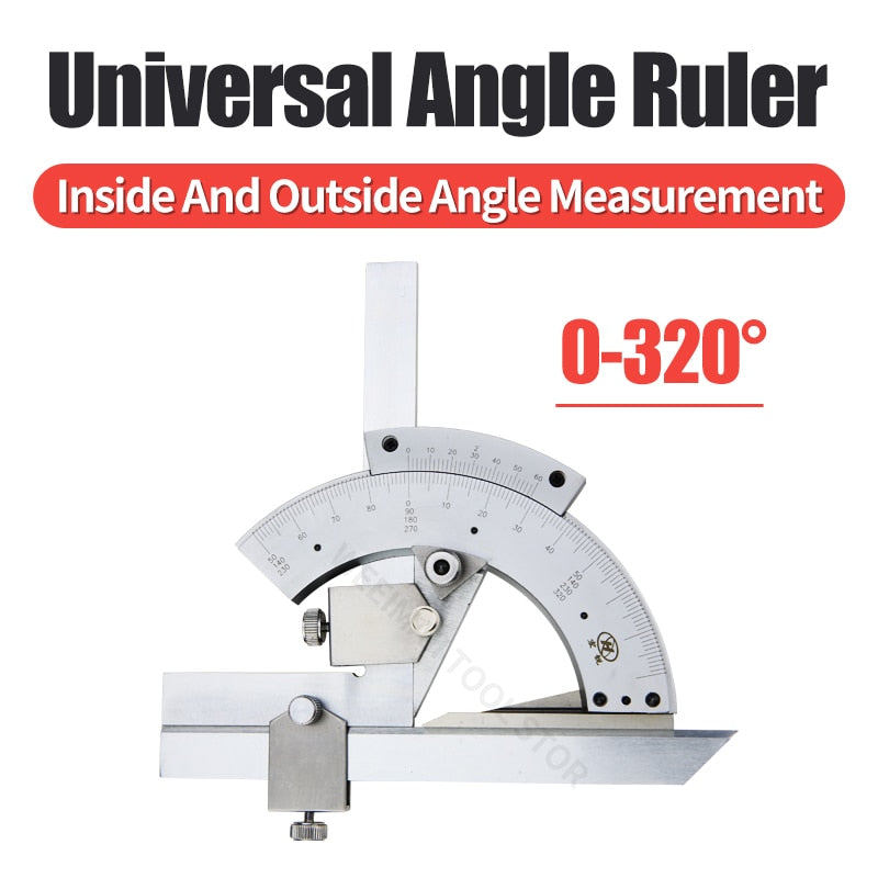 320 Degree Universal Angle Ruler Bevel Protractor Measuring Instrument - KiwisLove