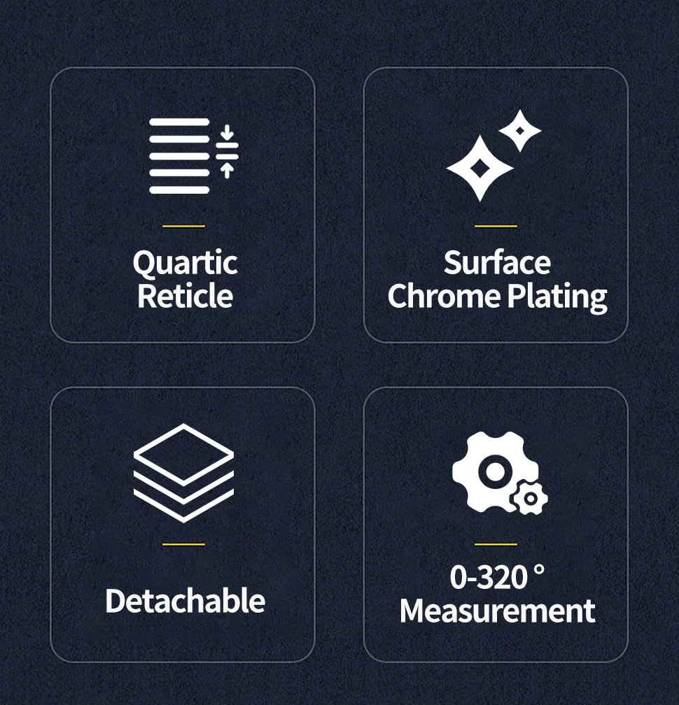 320 Degree Universal Angle Ruler Bevel Protractor Measuring Instrument - KiwisLove