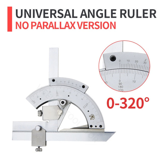 320 Degree Universal Angle Ruler Bevel Protractor Measuring Instrument - KiwisLove