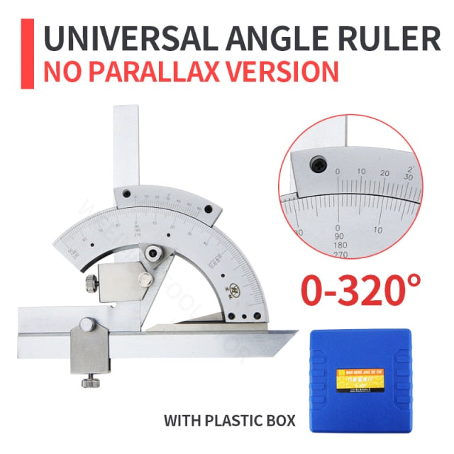 320 Degree Universal Angle Ruler Bevel Protractor Measuring Instrument - KiwisLove