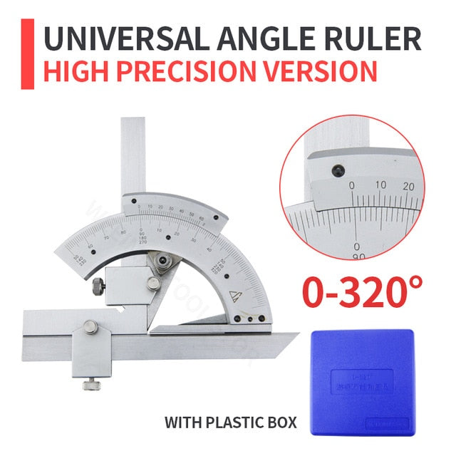 320 Degree Universal Angle Ruler Bevel Protractor Measuring Instrument - KiwisLove