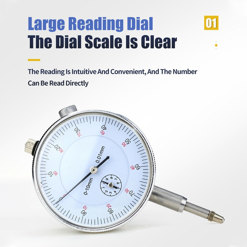 Dial Indicator Precision 0.01mm Dial Bore Gauge Indicator Micrometer - KiwisLove