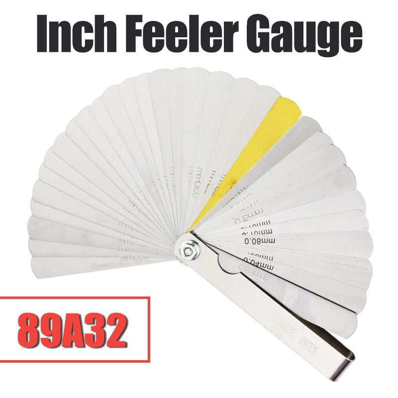 Inch Feeler Gauge Metric Thickness Wedges Gauge Valves Set Of Probes - KiwisLove