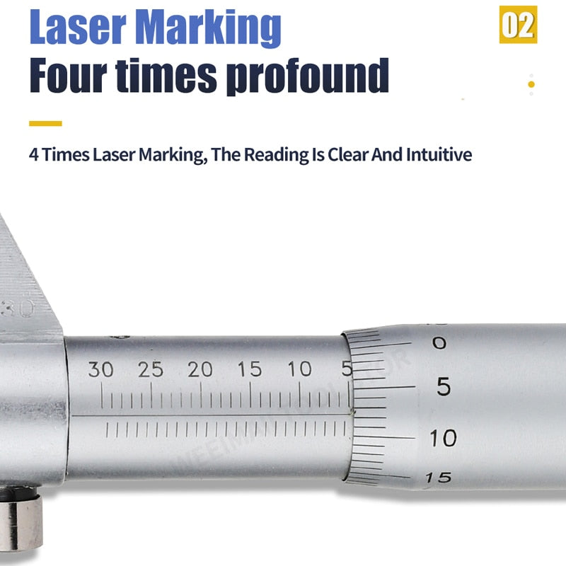 Inside Micrometer Internal Diameter Metric Screw Carbide Gauge Precision - KiwisLove