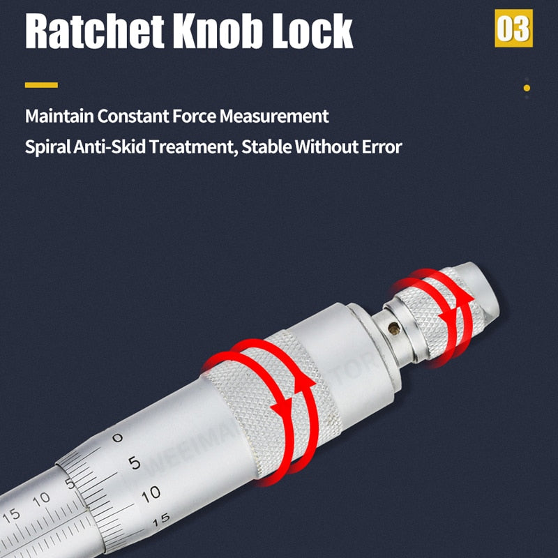 Inside Micrometer Internal Diameter Metric Screw Carbide Gauge Precision - KiwisLove