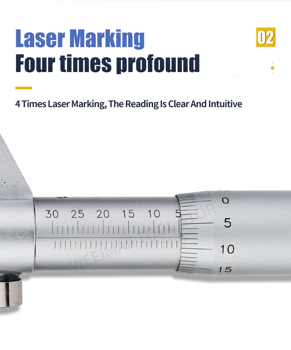 Inside Micrometer Internal Diameter Metric Screw Carbide Gauge Precision - KiwisLove