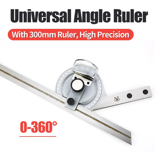 360 Degree Universal Angle Ruler Bevel Protractor Angle Measuring Instrument - KiwisLove