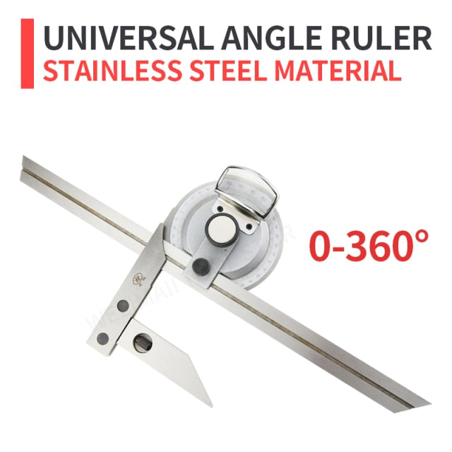 360 Degree Universal Angle Ruler Bevel Protractor Angle Measuring Instrument - KiwisLove