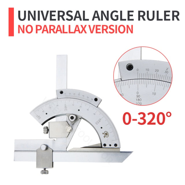 360 Degree Universal Angle Ruler Bevel Protractor Angle Measuring Instrument - KiwisLove