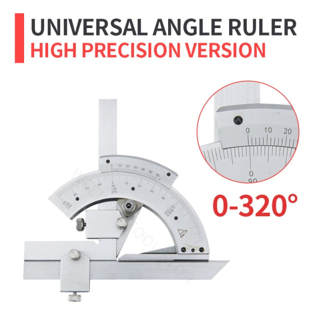 360 Degree Universal Angle Ruler Bevel Protractor Angle Measuring Instrument - KiwisLove