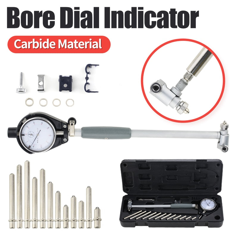 Bore Dial Indicator Inner Diameter Gauge Rod Probe Dial Indicator Micrometer - KiwisLove