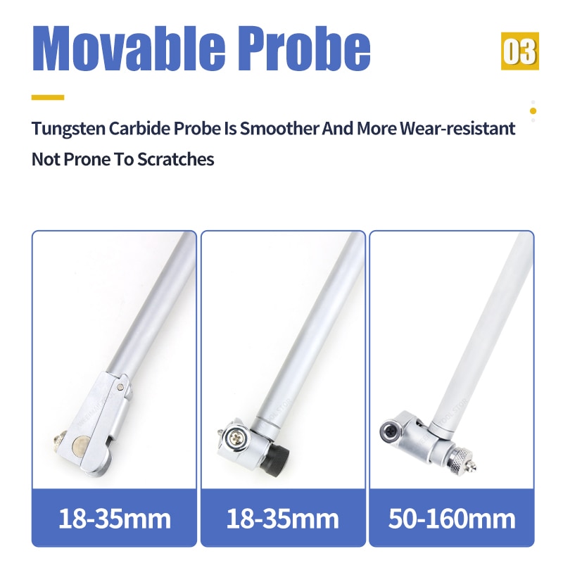 Bore Dial Indicator Inner Diameter Gauge Rod Probe Dial Indicator Micrometer - KiwisLove